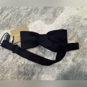 Burberry Textured Black Bow Tie